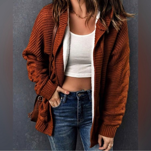 Sweaters - NWT! Women’s cardigan sweater with hood!